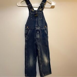Vintage Osh Kosh B’Gosh Kids Denim Overalls Worn in condition 80s/90s size 4t